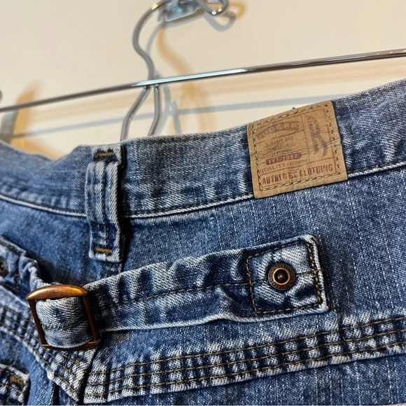 VTG RIDERS Mom Style Y2K High Waisted 100% Cotton Light Wash Jeans - Picture 7 of 9